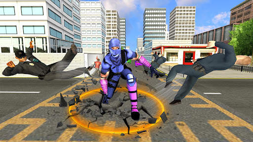 Flying Ninja Hero Crime Simulator Gangster Chase screenshot 2
