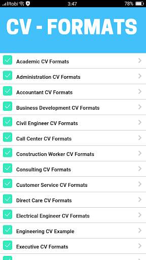 CV Formats 2021 screenshot 8