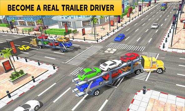 Heavy Luxury Car Transport Trailer New 2018 screenshot 6