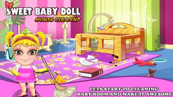 Sweet Baby Doll House Cleanup - Home Cleaning screenshot 1