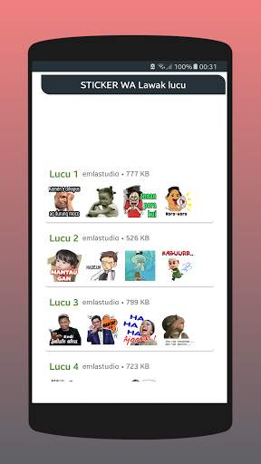 STICKER WA Lawak lucu screenshot 2