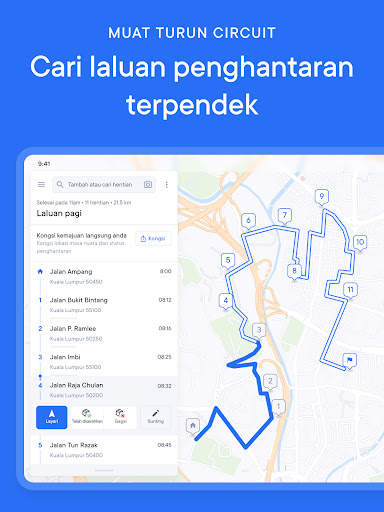 Perancang Laluan Circuit screenshot 8
