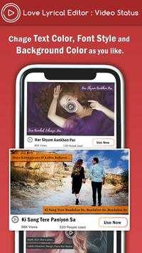 Love Video Maker With Music : Love Lyrics screenshot 3