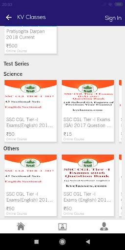 KV Classes: Exam Preparation App скриншот 2