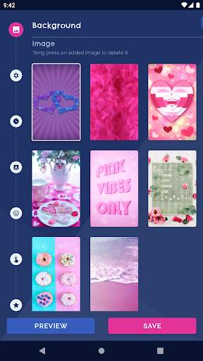 HD Pink Girly Live Wallpaper screenshot 1