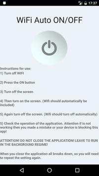 WiFi Auto ON/OFF screenshot 1