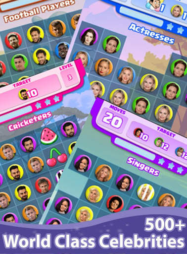 Celebs Crush - Match 3 Puzzle Game screenshot 12