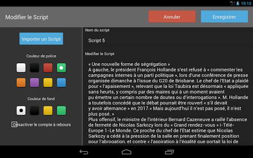Teleprompteur Pro Lite screenshot 11