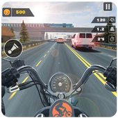 Real Bike Highway Traffic Racing icon