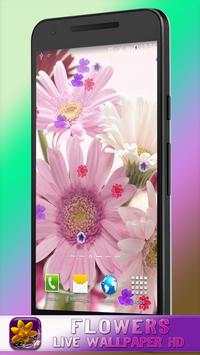 Flowers Live Wallpaper HD screenshot 1