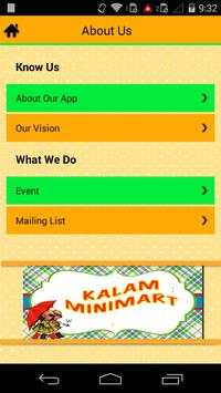 Kalam Mini Mart स्क्रीनशॉट 2