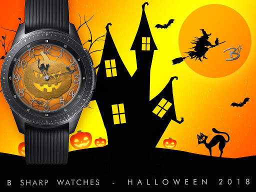 Halloween watch face for smart watches screenshot 2