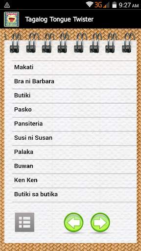 Tagalog Tongue Twisters screenshot 2