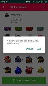 Pacman Sticker screenshot 3