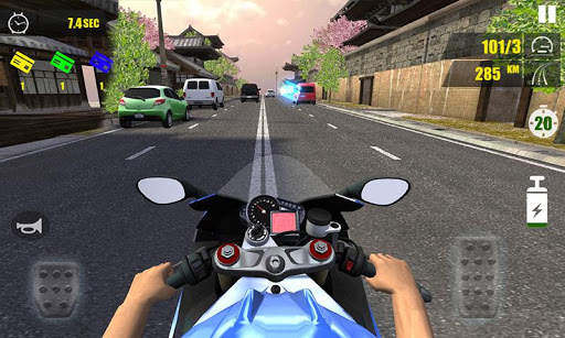 Traffic Speed Moto Rider 3D screenshot 5