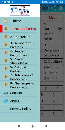 10th Political Science Notes (Social Science) screenshot 6