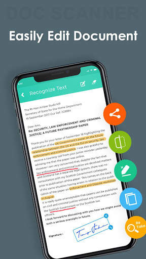 Document Scanner: Pdf scanner by camera scanner screenshot 4