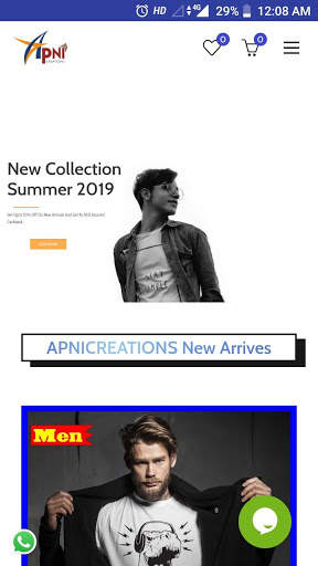 Apnicreations Online Shopping App screenshot 1