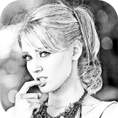 Sketch Photo : Pencil Sketch أيقونة