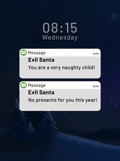 Evil Santa Call Prank 3 تصوير الشاشة