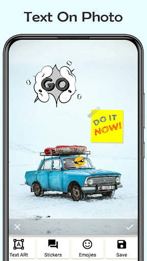 Text on Photo with style - Photos Text Editor screenshot 1