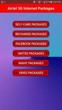 All Airtel BD Internet Packages screenshot 1
