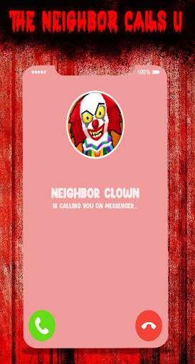 neighbor Clown Video call screenshot 6