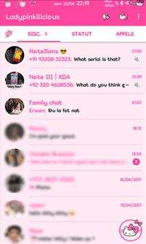 pink theme WA new 2018 for android 1 تصوير الشاشة