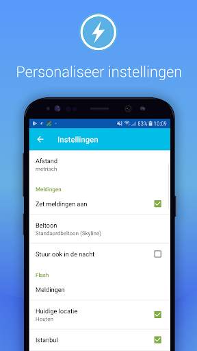 Onweeralarm Weerplaza screenshot 4
