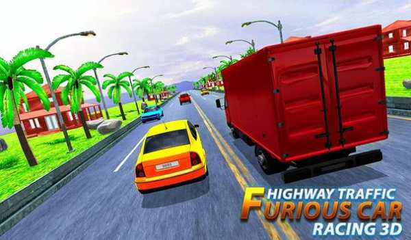 Highway Traffic Furious Car Racing 3D screenshot 1
