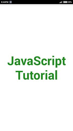 JavaScript Tutorial screenshot 1