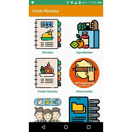 Costo Recetas screenshot 1