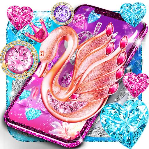 Diamond swan live wallpaper 18.6