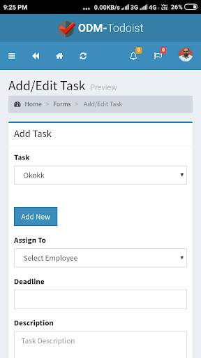 ODM-Todoist скриншот 6