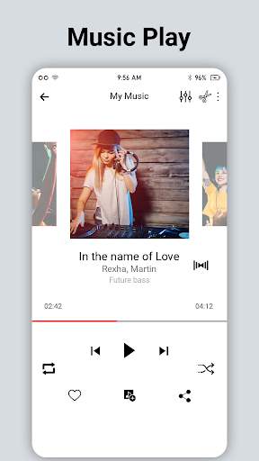 Music Player, Equalizer & Audio Player 6 تصوير الشاشة