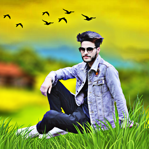 Nature photo editor greenery photo frames icon