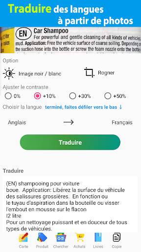 Traduction - Traduire avec l'appareil photo screenshot 3