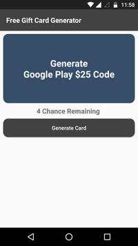 Free Gift Card Generator screenshot 4