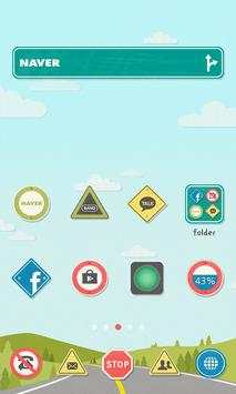 Drive Safe LINE Launcher theme screenshot 1