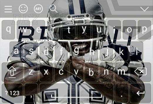 Dallas Cowboys keyboard Theme screenshot 5