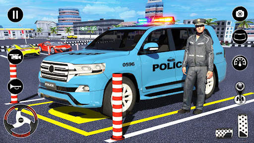 Police Prado Parking Car Games screenshot 4
