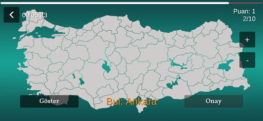 Türkiye Haritası Quiz screenshot 1
