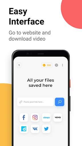 Video Downloader - Fast Download Free Video Saver screenshot 1