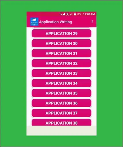 Application Writing Free screenshot 2