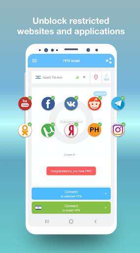 VPN Israel - Get Israeli IP screenshot 2