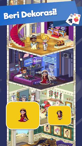 Theme Solitaire : TriPeaks & Menara dekorasi screenshot 2