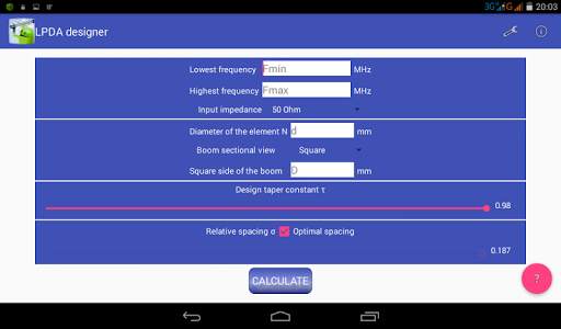 LPDA designer screenshot 4