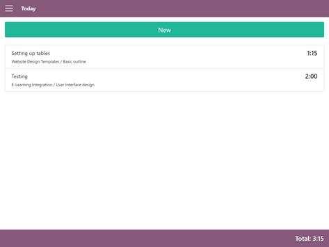 Odoo Timesheets скриншот 5