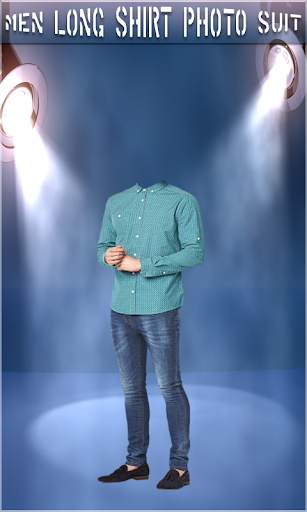 Men Long Shirt Photo Suit - tie photo suit maker screenshot 3