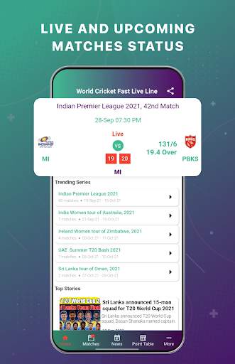 World Cricket Fast Live Line screenshot 2